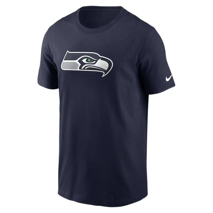 Nike Nike NFL T Shirts Men's Marine Blue Crew Neck Moderate