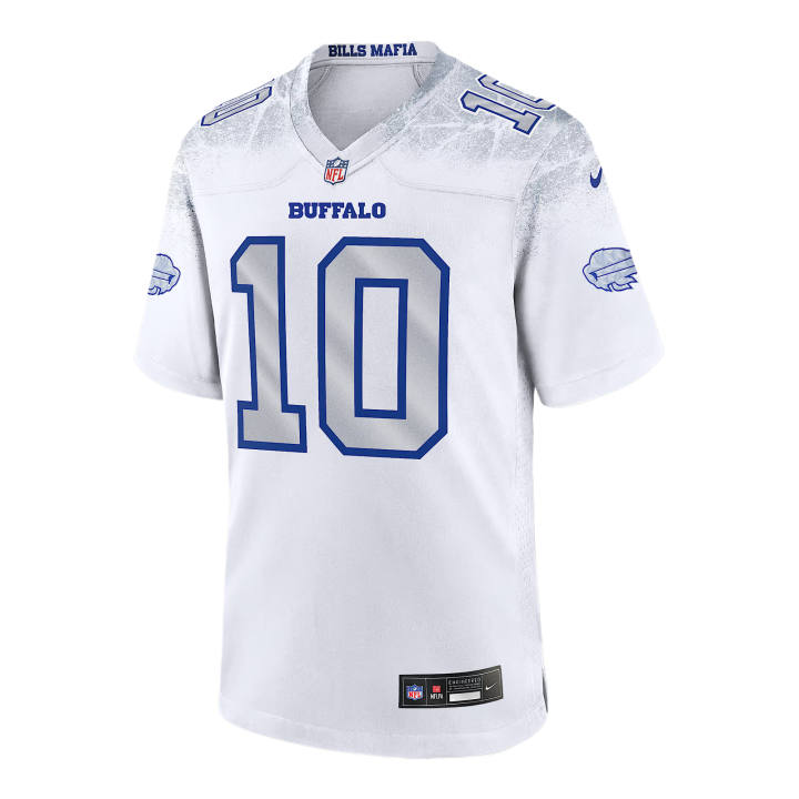 Nike Nike NFL Rugby Jerseys Men's White V Neck Moderate