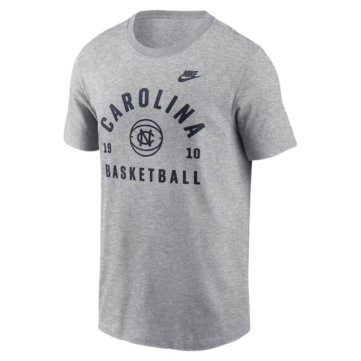 Nike Nike T Shirts Men's Gray Crew Neck Moderate