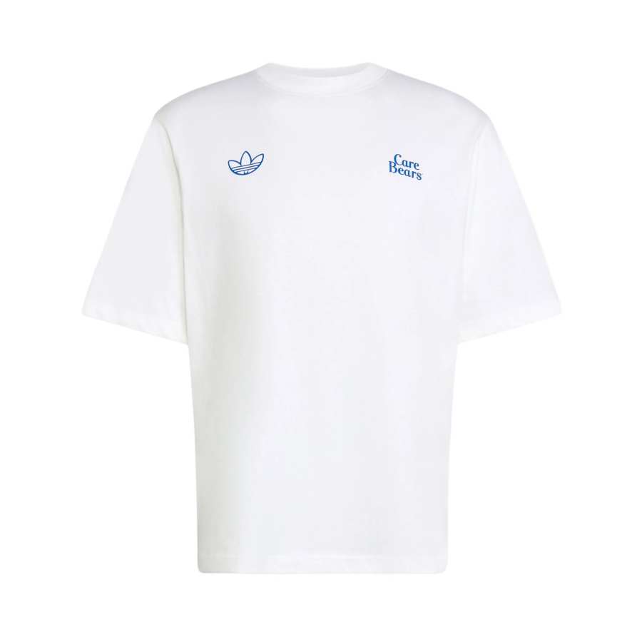 Adidas Originals X CARE BEARS T Shirts Unisex White Crew Neck Moderate