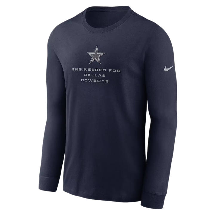 Nike Nike T Shirts Men's Marine Blue Crew Neck Moderate