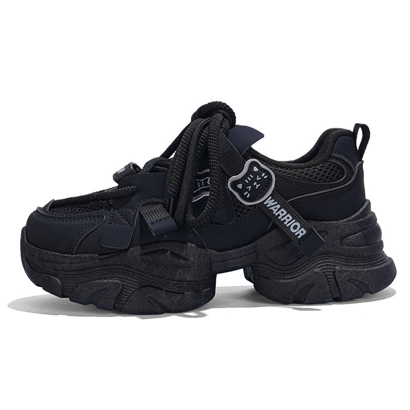 WARRIOR WARRIOR Chunky Sneakers Women's Low Top Black
