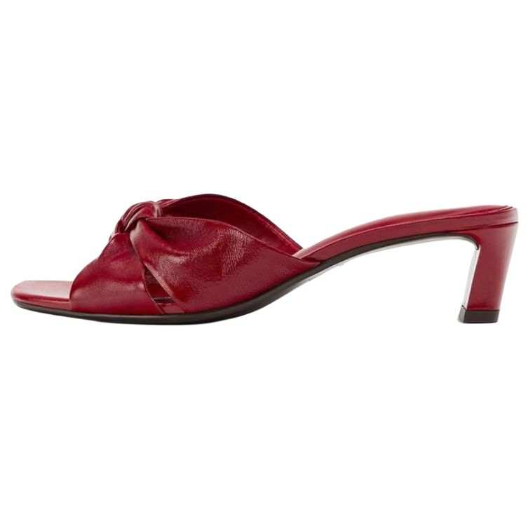 ZARA Slide Slippers Women's Red
