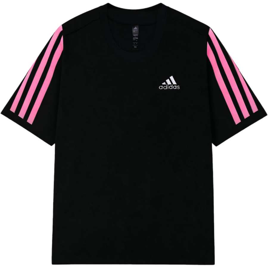 Adidas Adidas MUST HAVES T Shirts Unisex Black Crew Neck Moderate Straight Fit