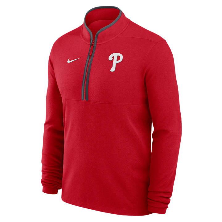 Nike Nike Dri Fit Sweatshirts Men's Red Stand Collar Moderate
