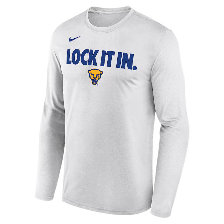 Nike Nike Dri Fit College T Shirts Men's White Crew Neck Moderate