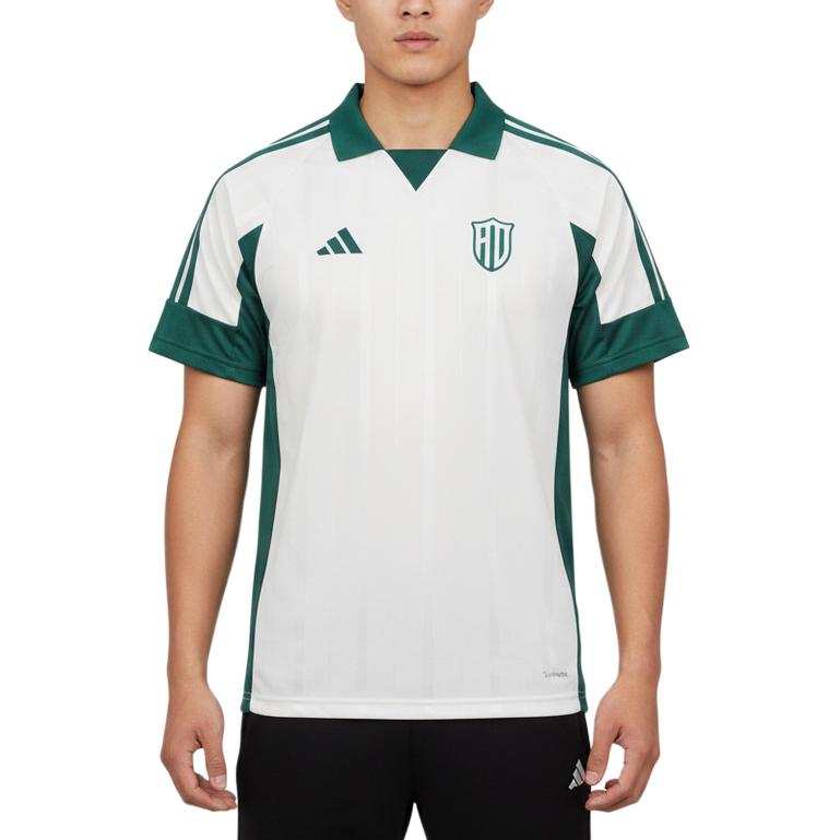 Adidas Adidas T Shirts Men's White/Green Lapel Moderate