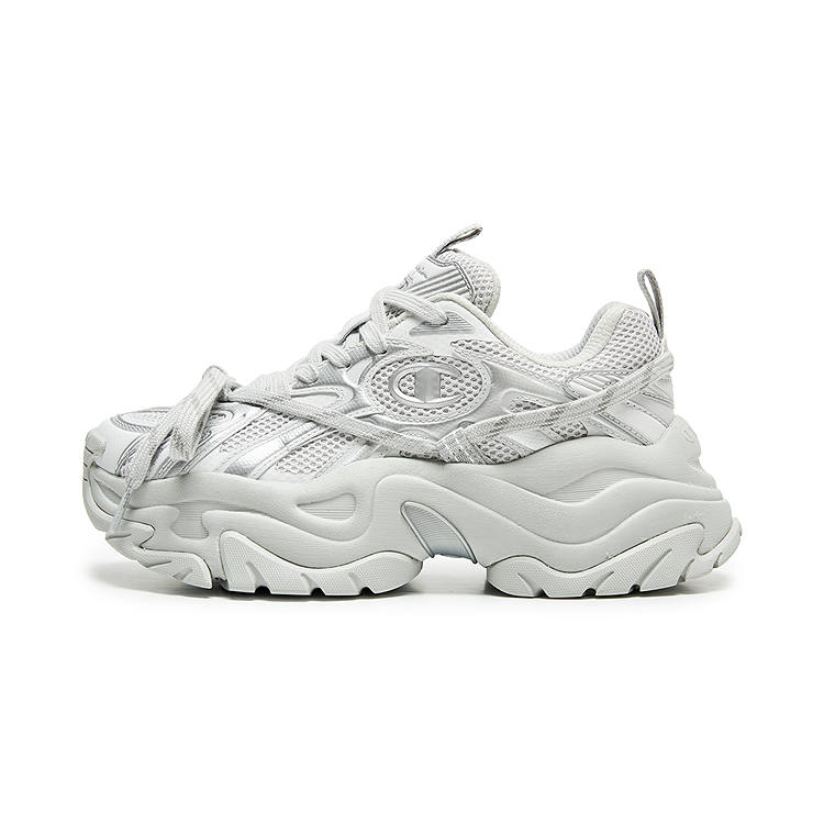 Champion Chunky Sneakers Women's Low Top Photon Gray/Silver White