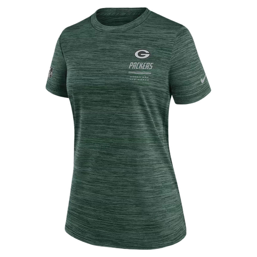 Nike Nike T Shirts Women's Green Crew Neck Moderate