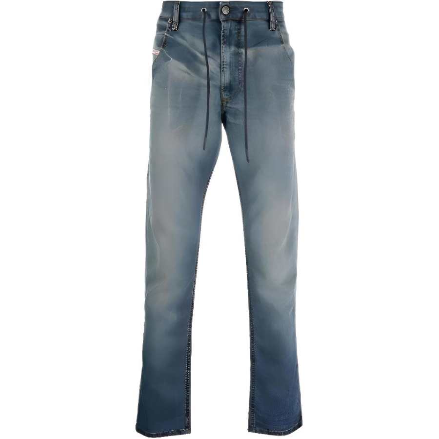 DIESEL Jeans Men's Blue Moderate Tapered Pants