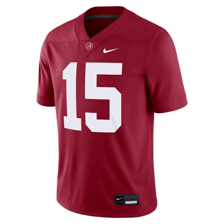Nike Nike Rugby Jerseys Men's Scarlet V Neck Moderate