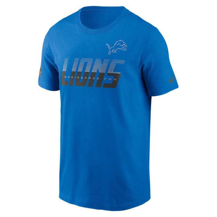 Nike Nike T Shirts Men's Blue Crew Neck Moderate