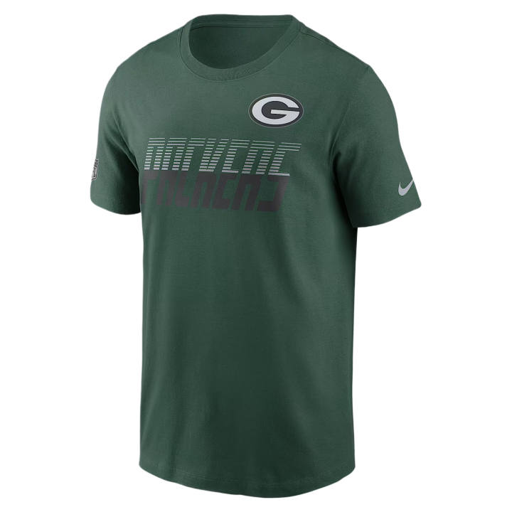 Nike Nike T Shirts Men's Green Crew Neck Moderate