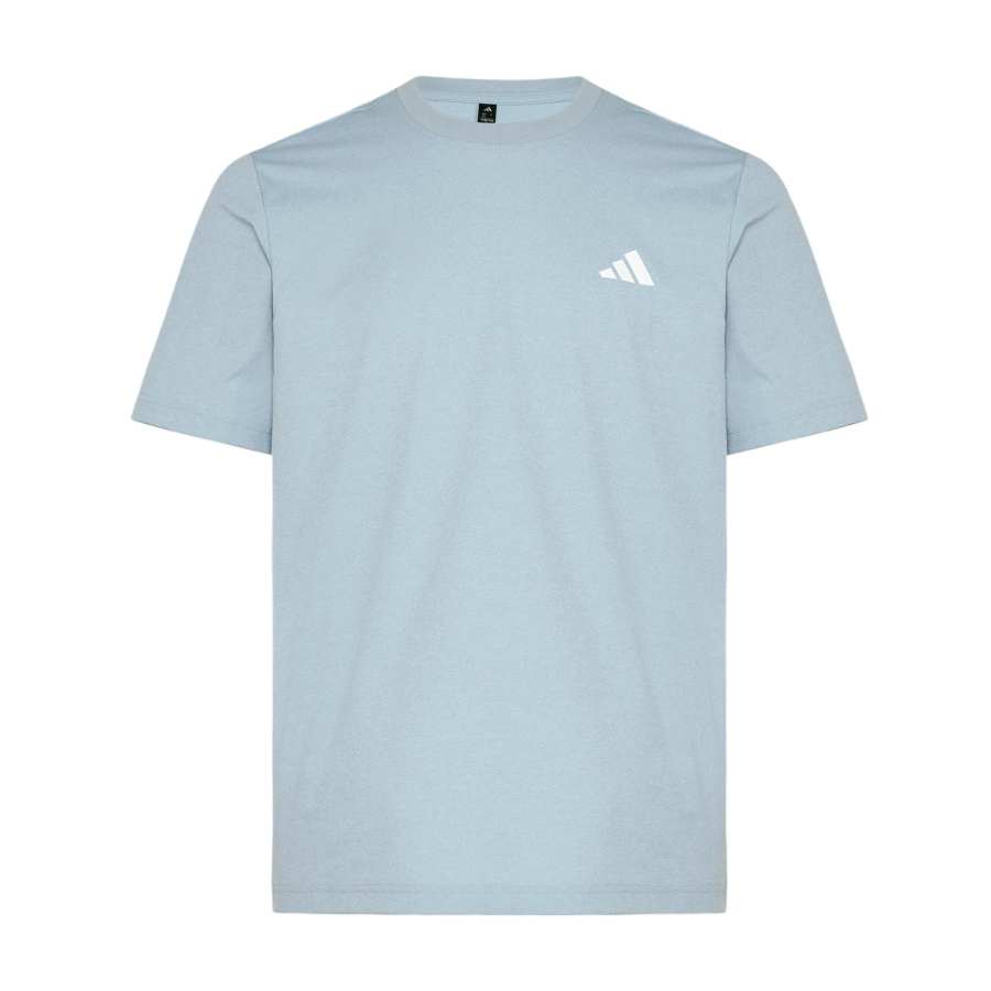 Adidas Adidas T Shirts Unisex Light Blue Crew Neck