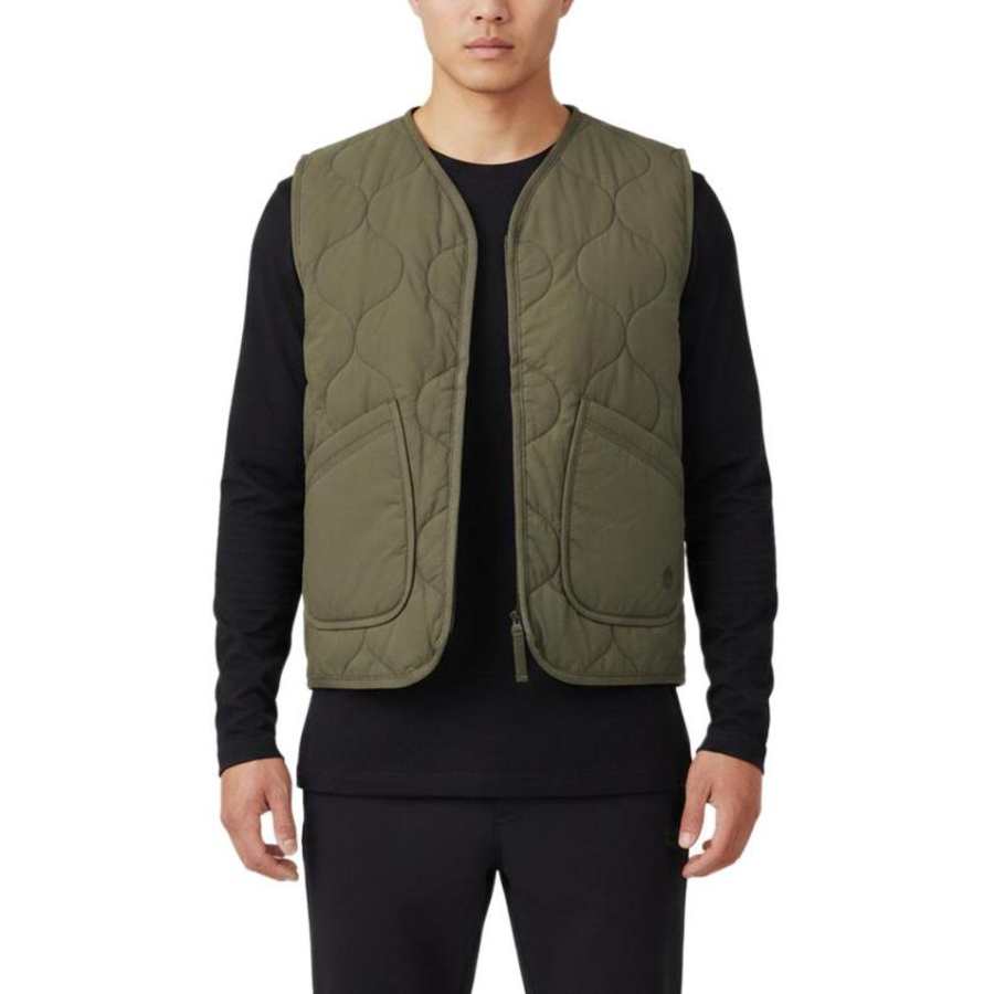 Timberland Vests Unisex Olive Green Crew Neck Moderate Other
