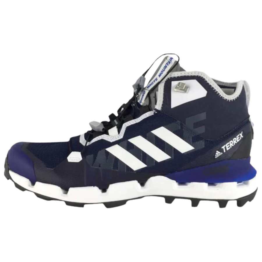 Adidas Adidas Terrex Fast Mountaineering & Hiking Shoes Men's Marine Blue White Gray