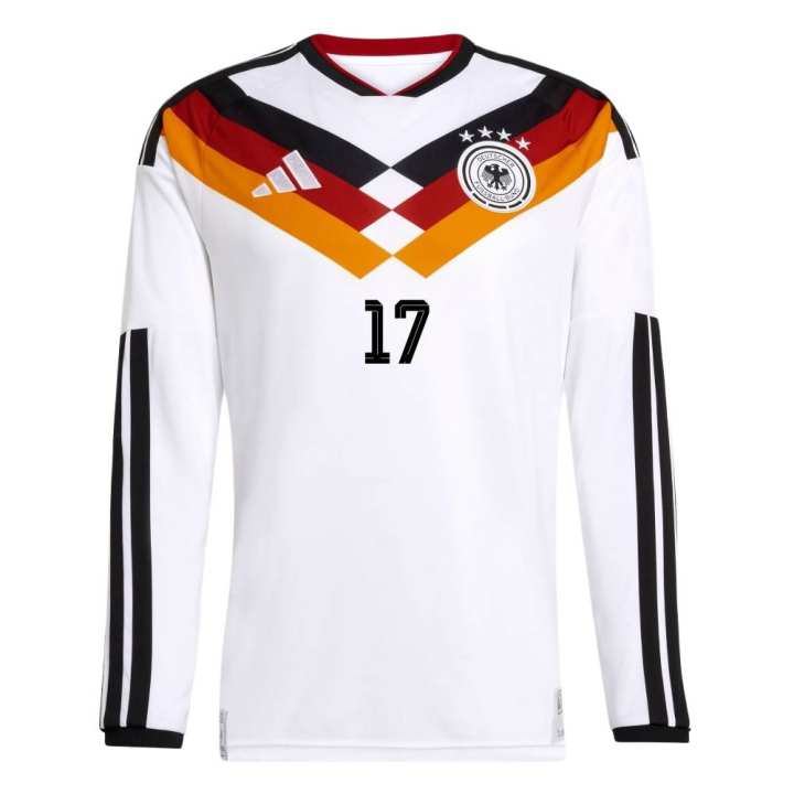 Adidas Adidas DE National Team Soccer Jerseys Men's White Crew Neck Moderate