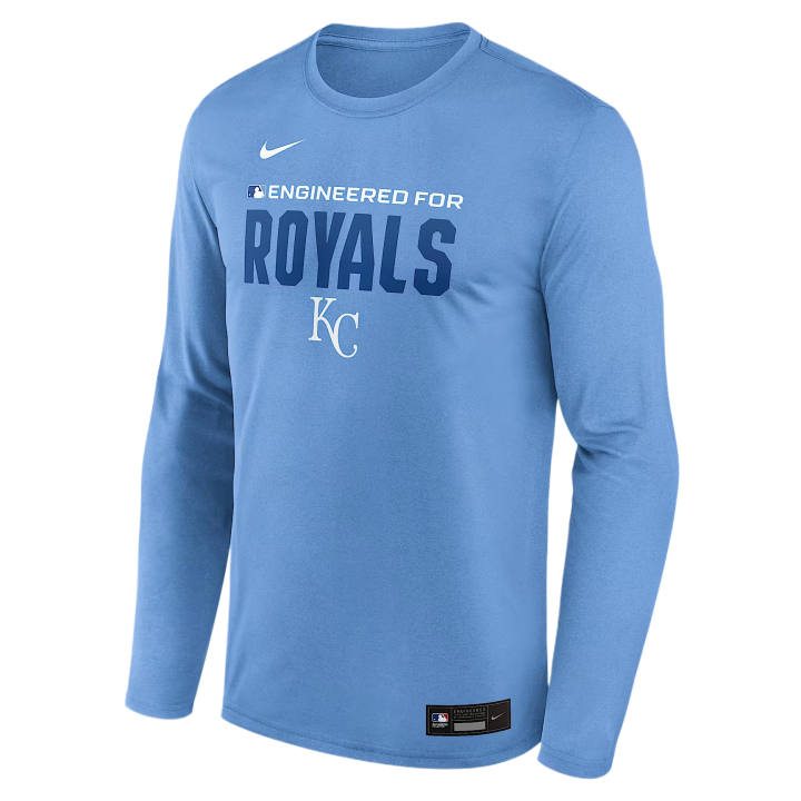 Nike Nike X MLB Dri Fit T Shirts Men's Light Blue Crew Neck