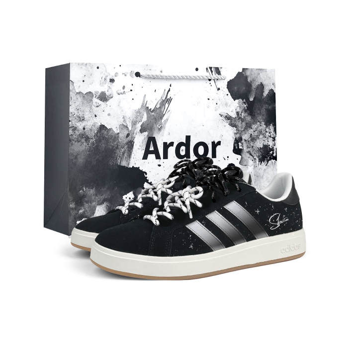 Adidas Adidas Grand Court Base 00s Skateboard Shoes Men's Low Top White/Silver
