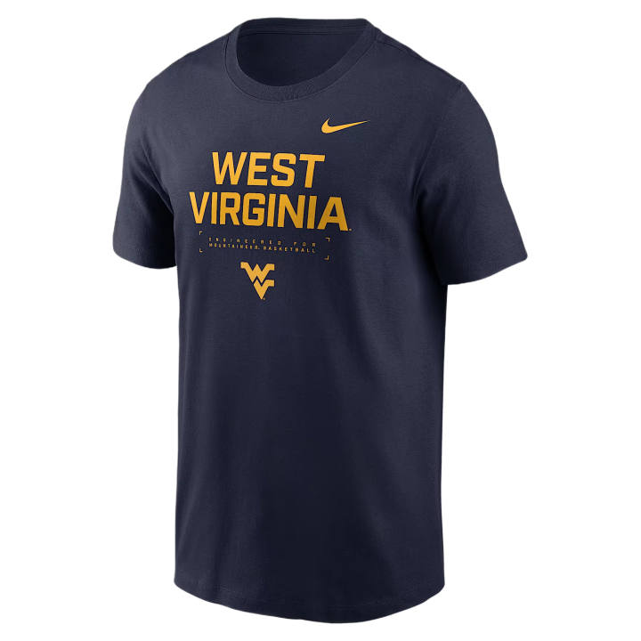 Nike Nike T Shirts Men's Marine Blue Crew Neck Moderate