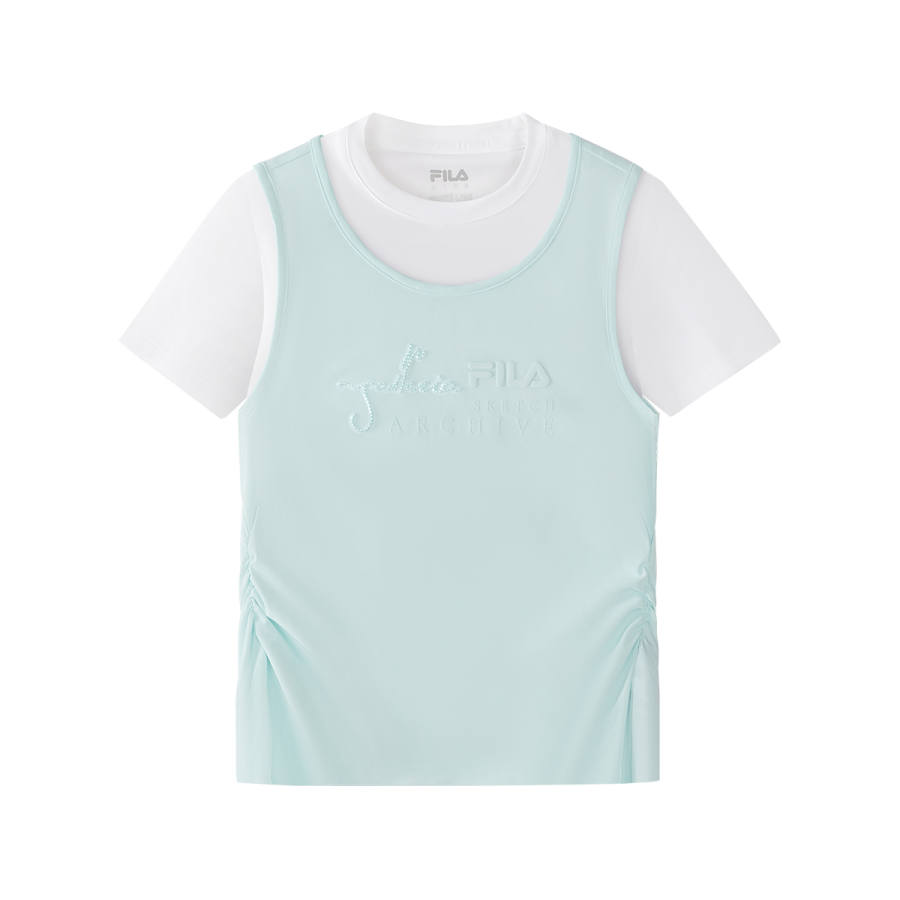 FILA KIDS T Shirts Crew Neck Moderate