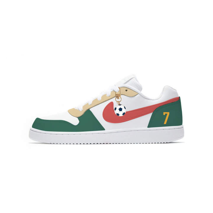 Nike Nike EBERNON Skateboard Shoes Men's Low Top Red/Green