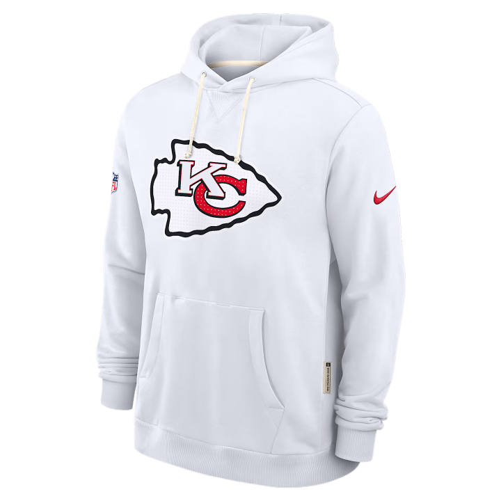 Nike Nike Dri Fit Sweatshirts Men's White Hooded Non Detachable Moderate