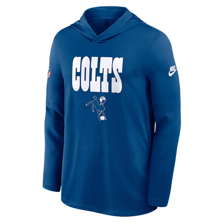 Nike Nike Sweatshirts Men's Blue Hooded Non Detachable Moderate Straight Fit