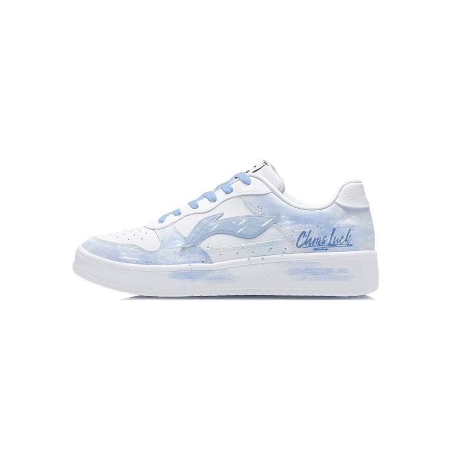 Li-Ning Li Ning Floating Boat Skateboard Shoes Men's Low Top Blue/White