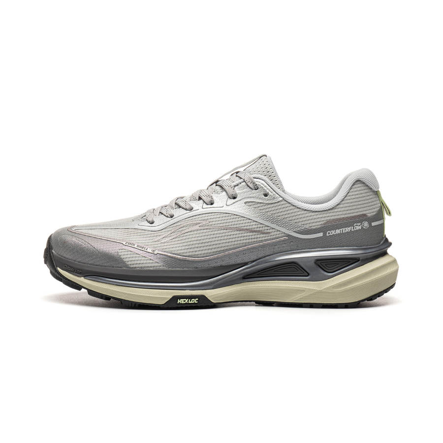 Li-Ning Li Ning Outdoor CF Tracing, Hiking Mountaineering & Hiking Shoes Unisex Low Top Ultimate Gray/Calm Gray/Silver