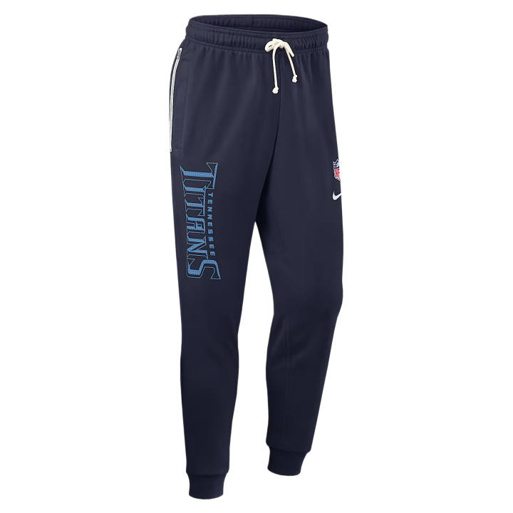 Nike Nike Dri Fit Knitted Sweatpants Men's Marine Blue Moderate Tapered Pants