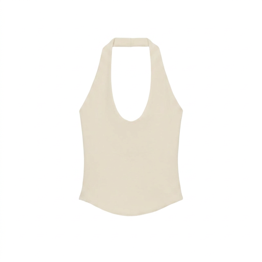 ZARA Tank Tops Women's Yellow Other