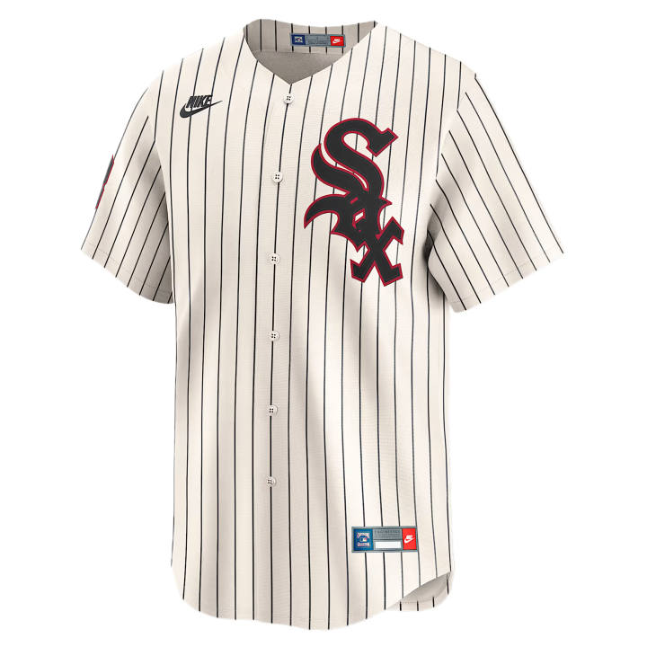Nike Nike X MLB Baseball Jerseys Men's Cream V Neck Moderate