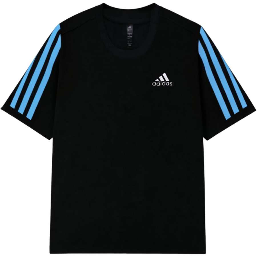 Adidas Adidas MUST HAVES T Shirts Unisex Black Crew Neck Moderate Straight Fit