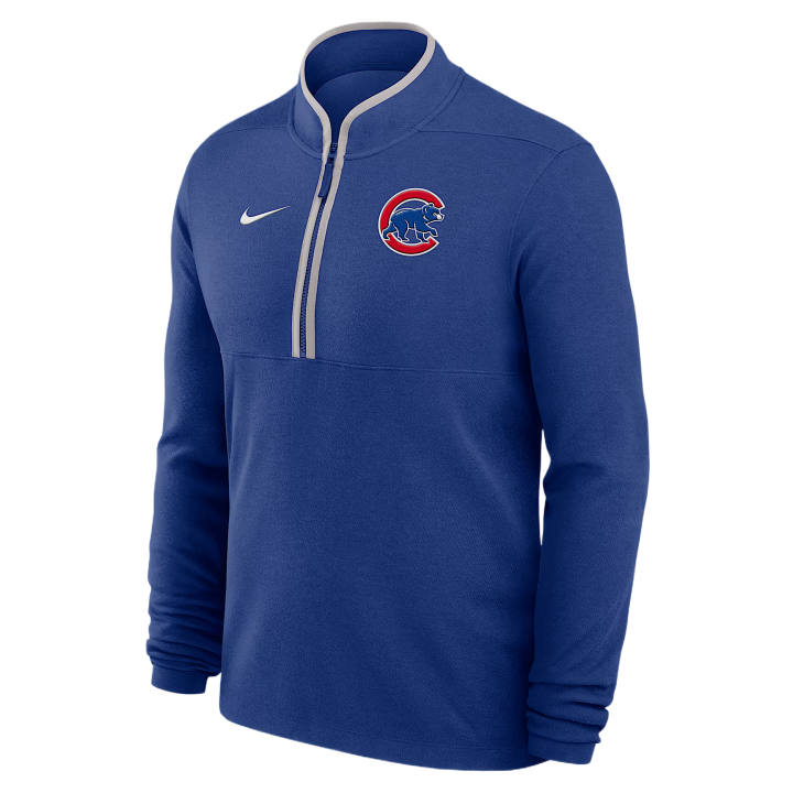 Nike Nike Dri Fit Sweatshirts Men's Royal Stand Collar Moderate