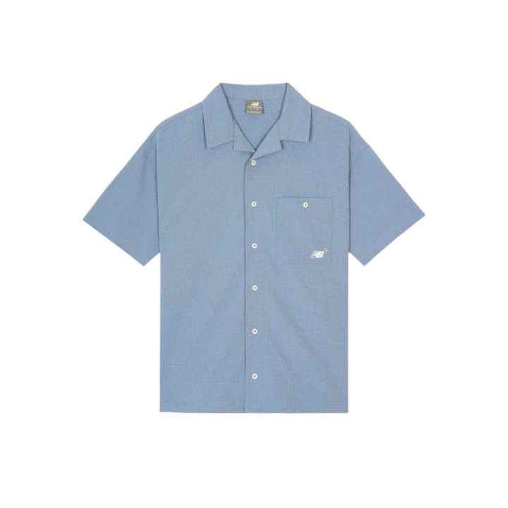 New Balance New Balance Shirts Unisex Indigo Lapel Moderate