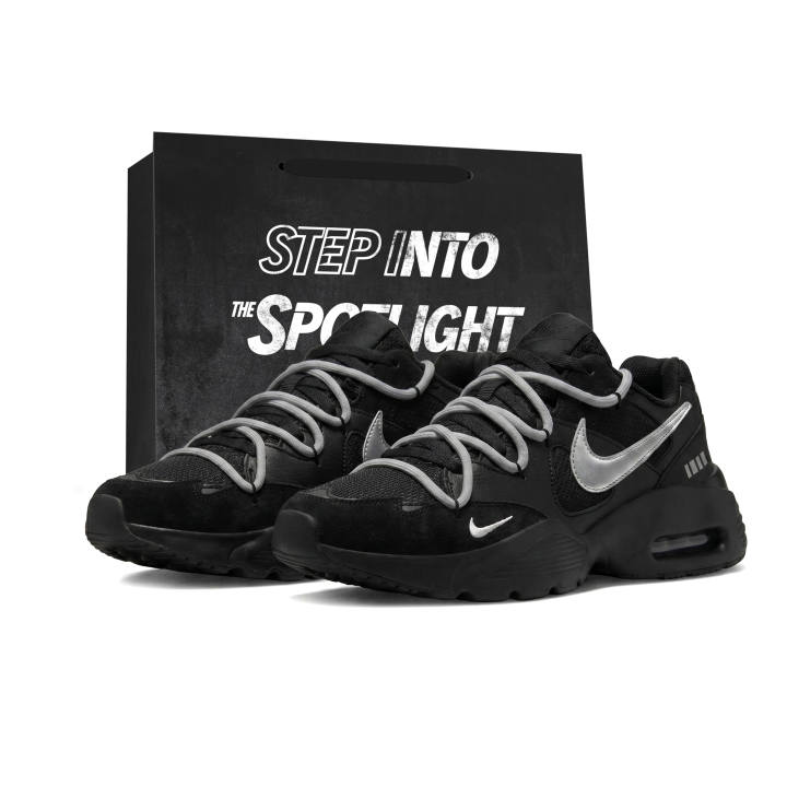 Nike Nike Air Max Fusion Running Shoes Men's Low Top Black/Silver