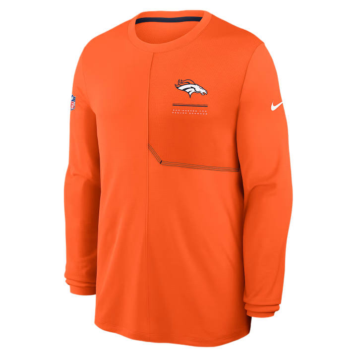 Nike Nike Dri Fit Sweatshirts Men's Orange Crew Neck Moderate