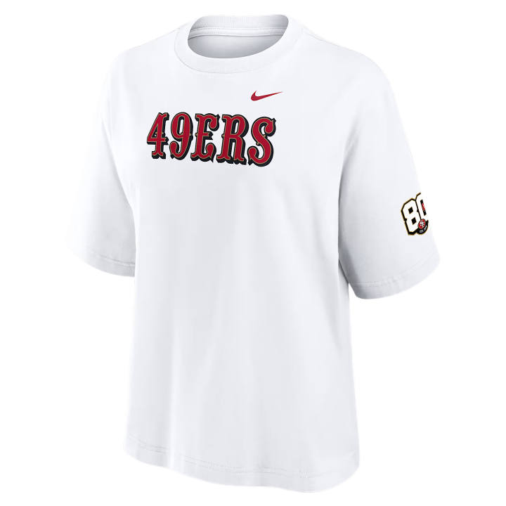 Nike Nike NFL T Shirts Women's White Crew Neck Moderate
