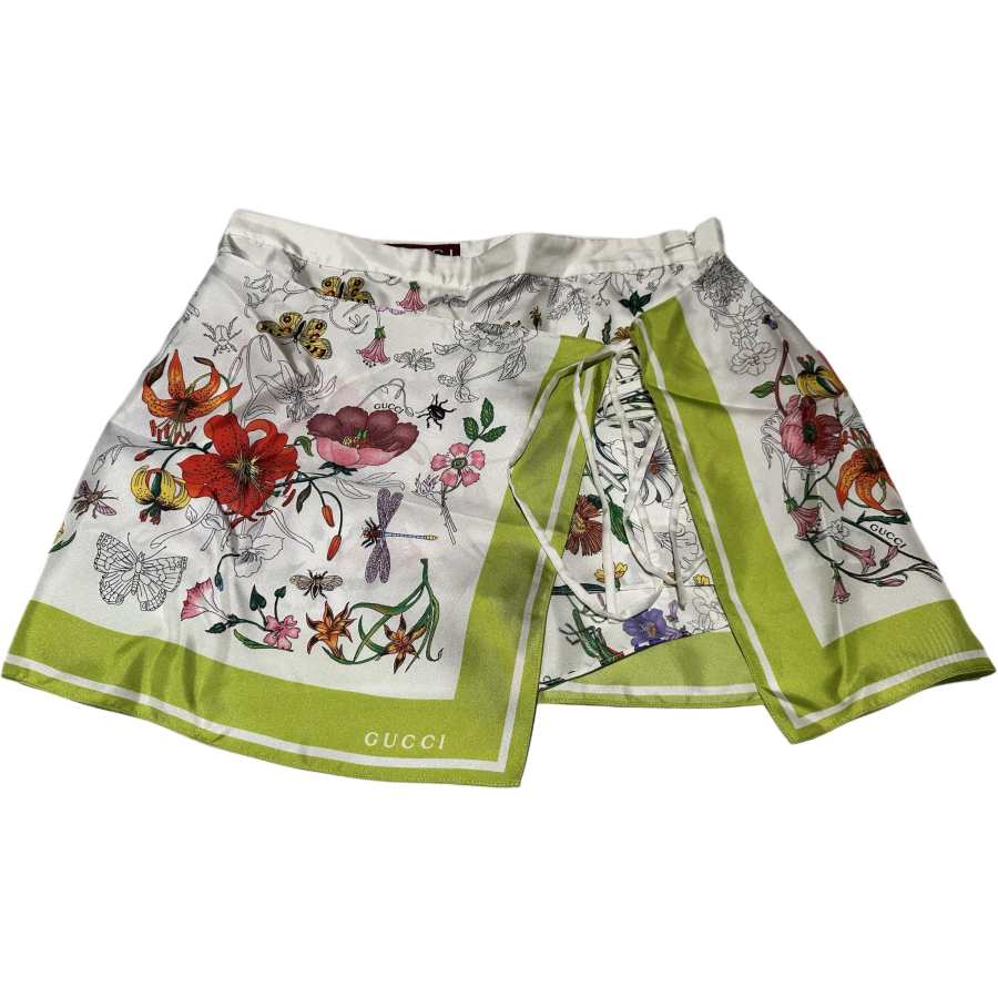 GUCCI Casual Short Skirts Women's Multicolor Moderate Short Skirt A Line Skirt