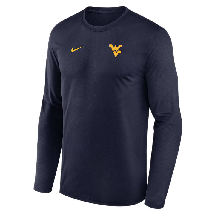 Nike Nike Dri Fit College T Shirts Men's University Marine Crew Neck
