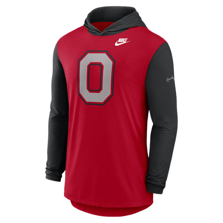 Nike Nike T Shirts Men's Scarlet Hooded Non Detachable Moderate