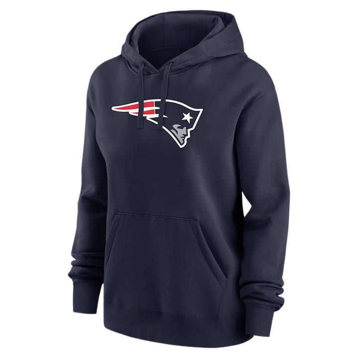 Nike Nike NFL Sweatshirts Women's Marine Blue Hooded Non Detachable Moderate