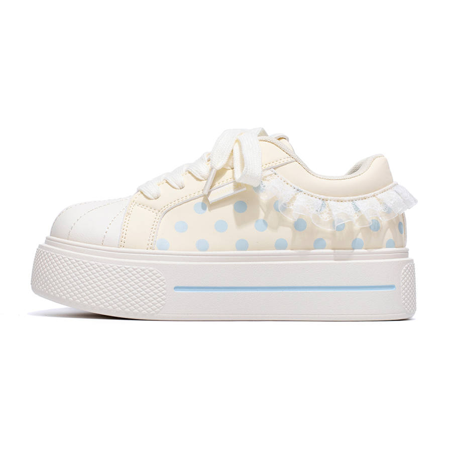 WARRIOR Casual Shoes Women's Low Top Black/White, Ecru/Silver, Light Yellow/Light Blue