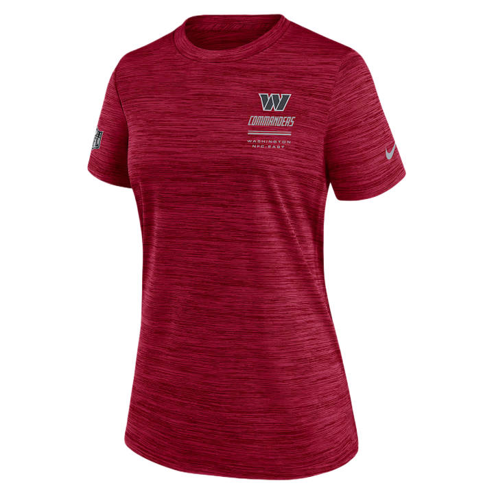 Nike Nike NFL Rugby Jerseys Women's Burgundy Red Crew Neck Moderate