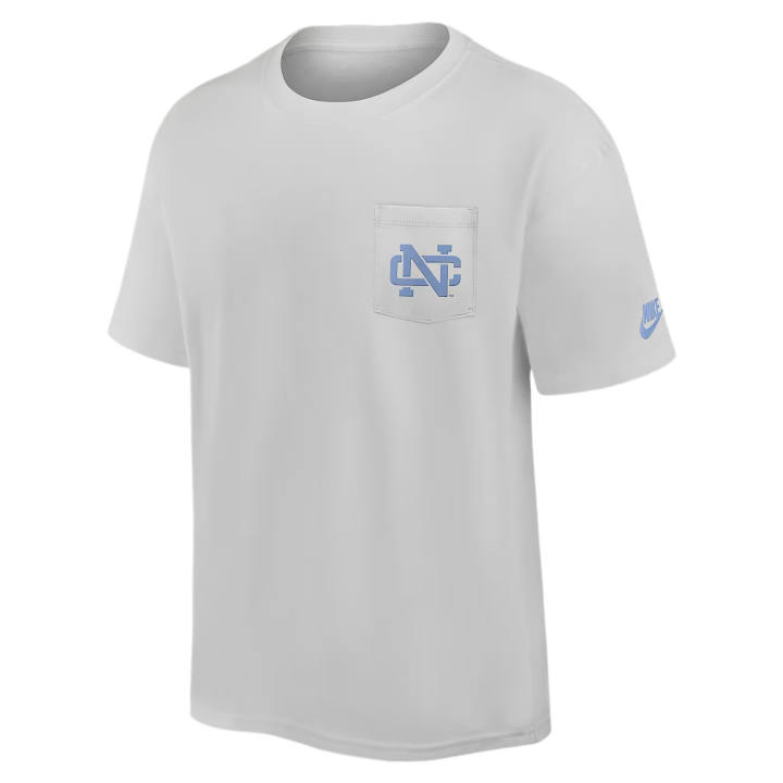 Nike Nike College T Shirts Men's Gray Crew Neck Moderate
