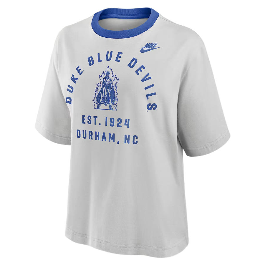 Nike Nike College T Shirts Women's Photon Dust Crew Neck Moderate