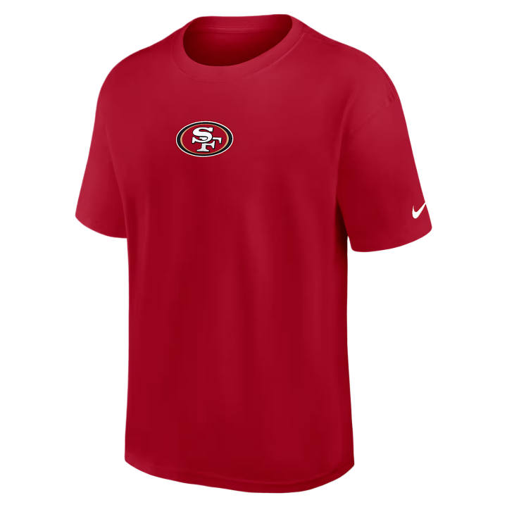 Nike Nike NFL T Shirts Men's Red Crew Neck Moderate
