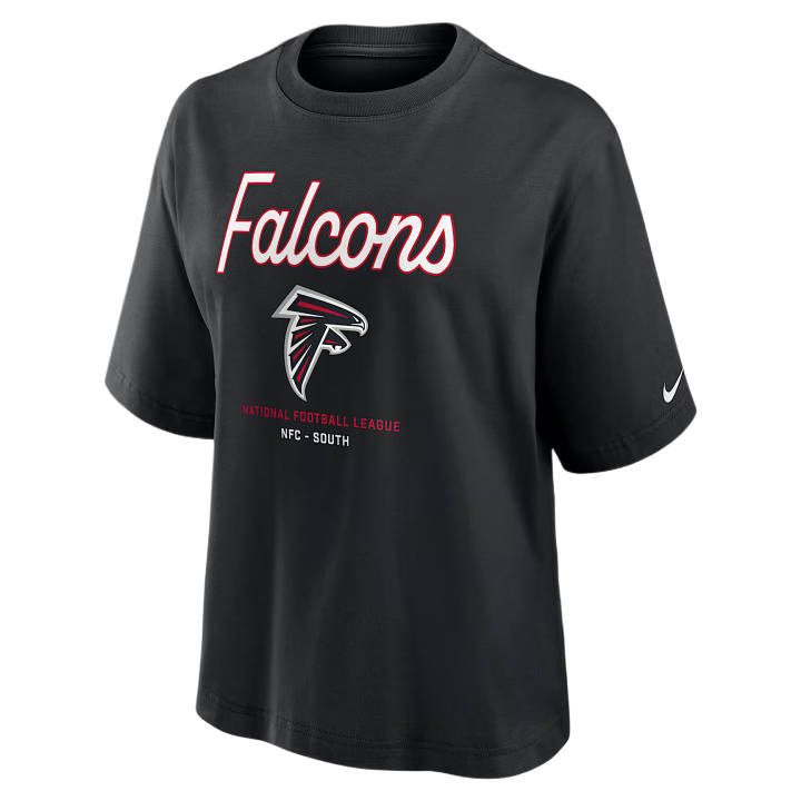 Nike Nike NFL T Shirts Women's Black Crew Neck Moderate