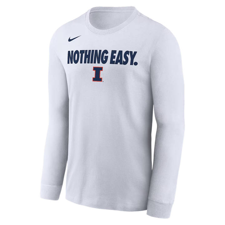Nike Nike Dri Fit College T Shirts Men's White Crew Neck Moderate